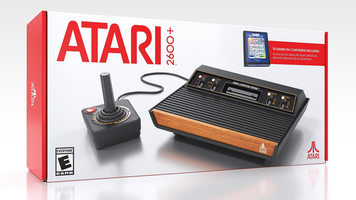 Console De Videogame Atari Official 2600+ Com 10 Jogos Hdmi