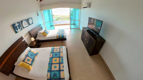 Imagen 7 de 14 de Casa De Playa Piscina Privada Frente Al Mar Caribe Cartagena