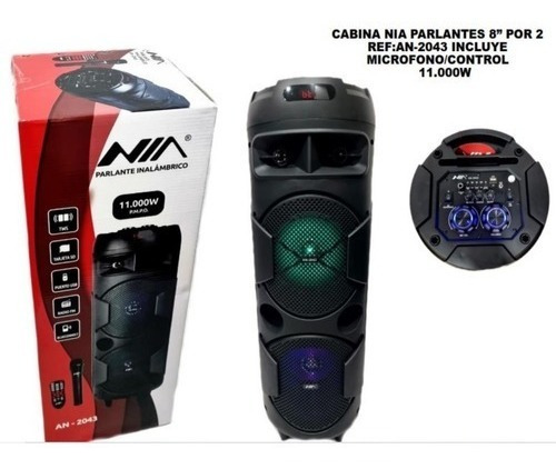 Cabina De Sonido Cilindro 8   11000w Micrófono/ctrol, Oferta