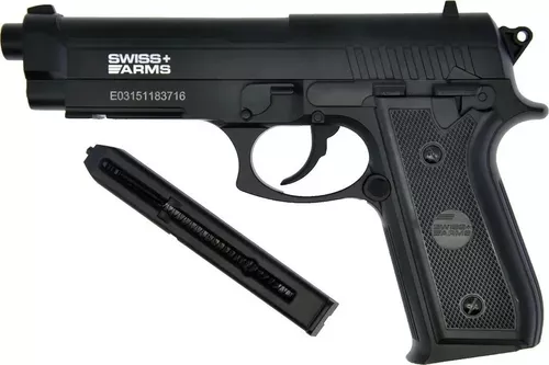 Pistola Co2 Swiss Arms SA-92 // Silver - Colihue Aventura