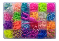 Comprar Loom Bands Gomitas Para Hacer Pulseras Caja 24 Divisiones