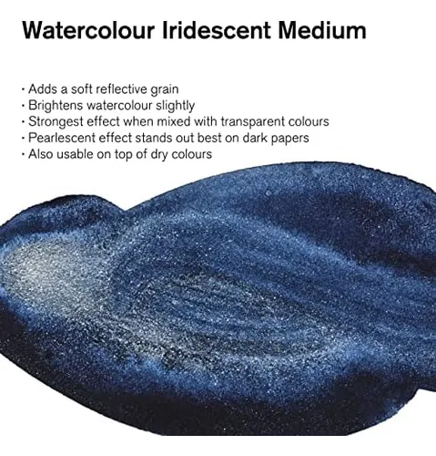 comprar Winsor & Newton Watercolor Medium, Iridescent Medium, Botell