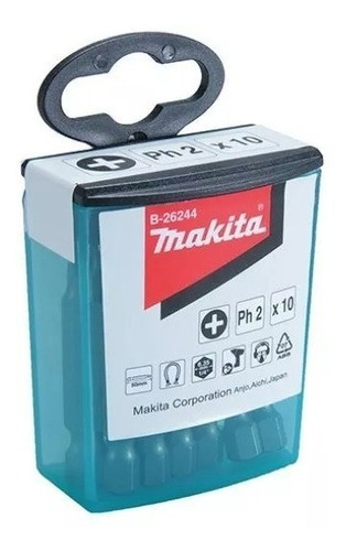 Set Puntas Ph2 Makita B-26353 Por 10 Unidades