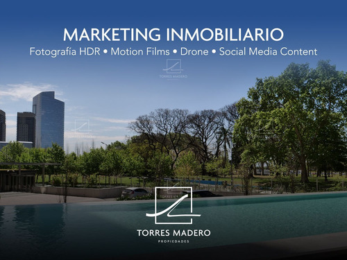 En Venta - Le Parc Puerto Madero 2 Dormitorios Piso Alto En Torre Rio, Con Cochera !