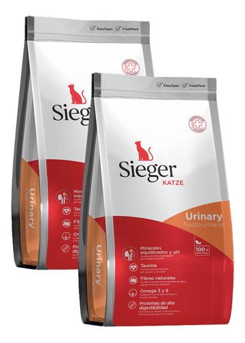 Sieger Katze Urinary 2 X 7.5 Kg - Happy Tails