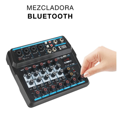 Consola Xtuga AM6 de mezcla