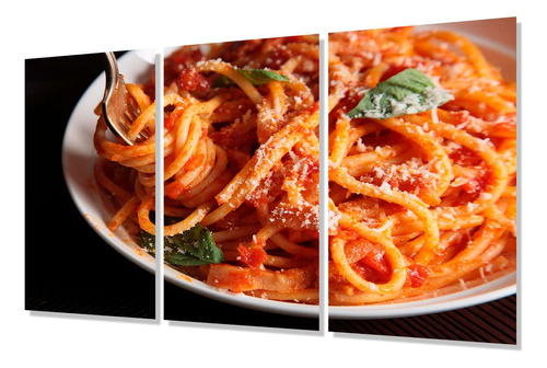 Cuadro Trip 60x90 P3 Pastas Secas Frescas Gourmet Cocina Che