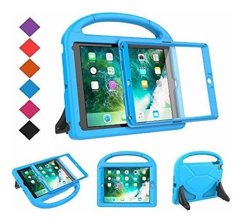 Bmouo - Funda Para iPad 9.7 2018/2017, Azul