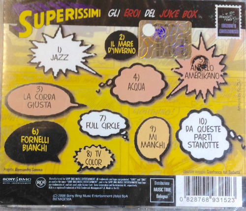 Cd Superissimi - Gli Eroi Del Juke Box (loredana Bertè) Estándar