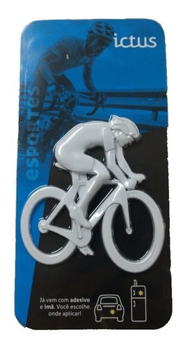 Logo Ictus Ciclista Branco Para Colar Em Carro Ou Objetos