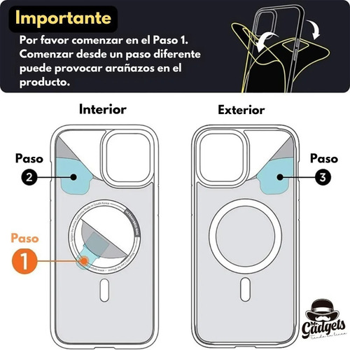 Imagen 4 de 10 de Kit Funda Magsafe + Cargador Inalambrico + Cubo Para iPhone
