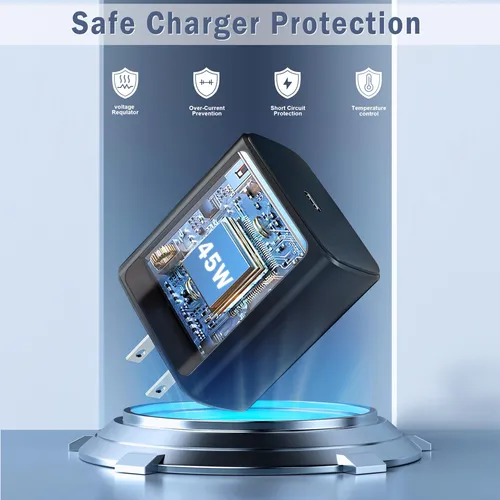 Cargador Nnqekbuf, 45 W, Superrápido, Tipo C, Usb C, Android