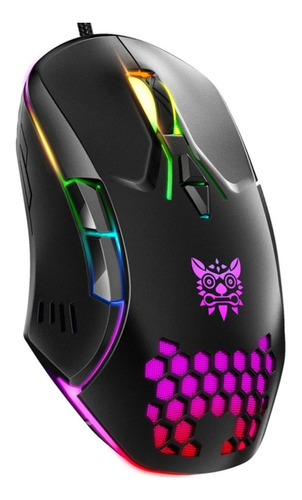 Imagen 2 de 2 de Mouse de juego Onikuma CW902 negro