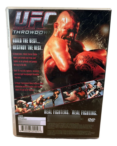 Ufc Throwdown Ps2 Capa+pôster+disco Play 2