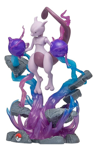 Muñeco Mewtwo Pokemon Set Deluxe Luces Fx 34cm Original