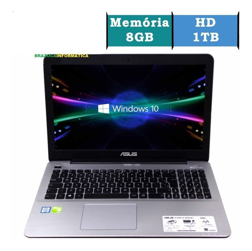 Notebook Asus X555u I7-6500u 8gb 1tera Nvidea Geforce 940m