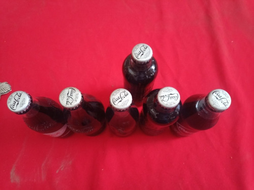 Pack 6 Botellas Coca Cola 80 Años En México (Usado)