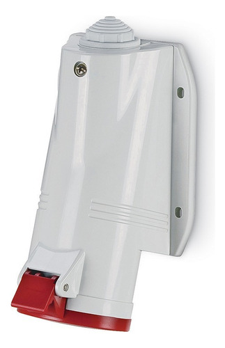 Toma Hembra Base Mural 32a 3p+n+t 6h 346-415v 50/60hz Scame Color Rojo