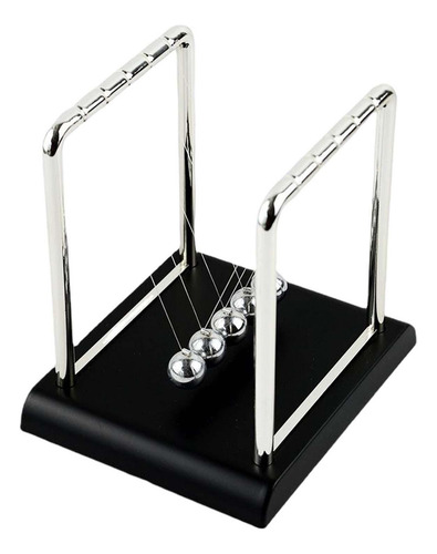 Para 3 Cradle Pendulum Balance Bolas De Acero S Negro