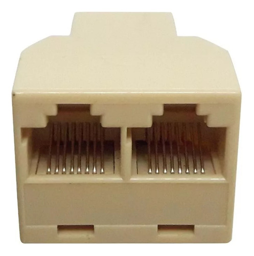 Duplicador Emenda Dupla Rj45 Fêmea Cabo Rede Utp