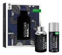 Comprar Set Para Hombre Benetton Colors Black 2pzs