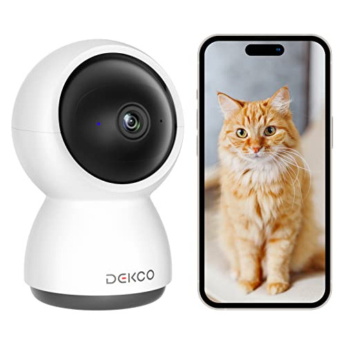 Dekco Cámara De Seguridad De 2k, Baby Monitor Pet Tqh4t