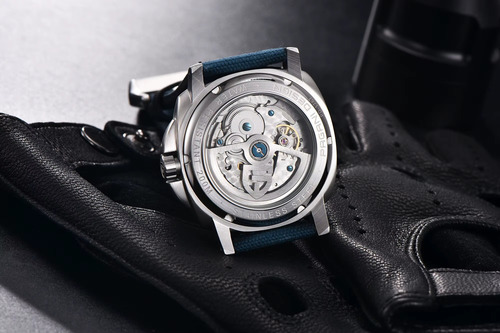 Reloj Hombre Pagani Design Pd-1767 Automatico Negro Negro Plateado Negro