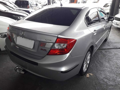 Honda Civic Lxr 2.0 Flex 2014 Prata Revisado