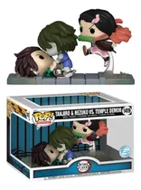 Comprar Funko Pop Demon Slayer-tanjiro & Nezuko Vs Temple Demon 1419