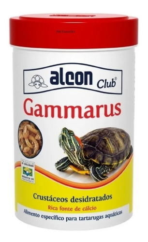 Ração Alcon Gammarus Para Tartarugas Aquáticas Pote 7g  Full