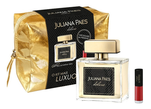 Kit Perfume Feminino Juliana Paes Com Esmalte E Necessaire