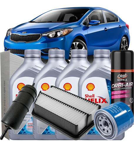 Kit Revisao 5w30 Kia Cerato 1.6 2014 2015 2016 2017 2018