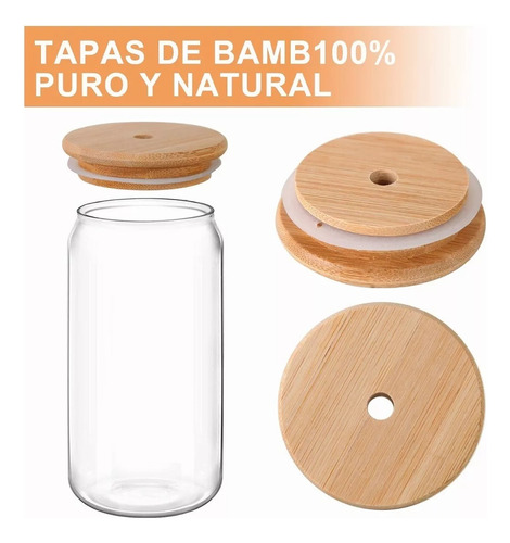 Vaso Snoopy Pan Conchas 16 Oz Con Tapa De Bamboo Y Popote Blanco