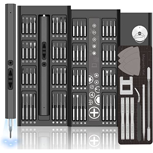 Destornillador Eléctrico 82 Piezas De Precisión, Mini...