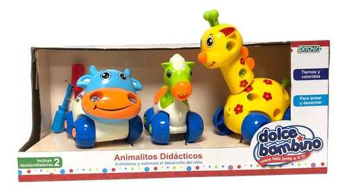Animales Didacticos Dolce Bambino Desarmables Ditoys