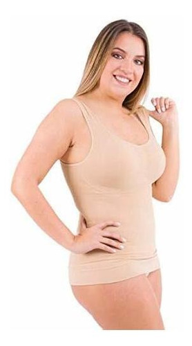 Cami Body Shaper For Women - Waist Trimmer Shapewear With Tu