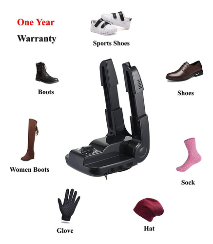 Secador Portátil De Botas Con Estante Plegable Y Caloría