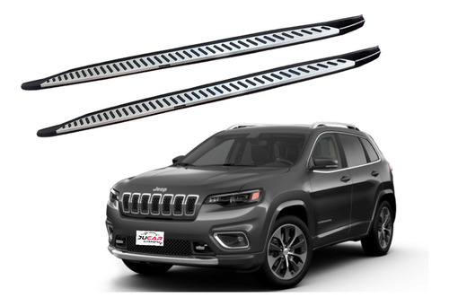 Estribos Importación Tipo Piano Jeep Cherokee 2014-2021