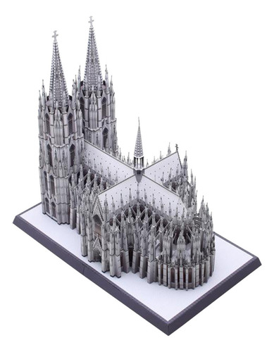 Edificio De La Catedral De Colonia, Modelo De Papel 3d,