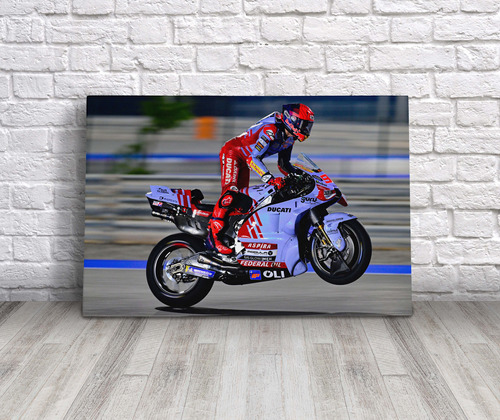 Cuadro Marc Marquez Ducati Motogp Canvas 60x40 Cm