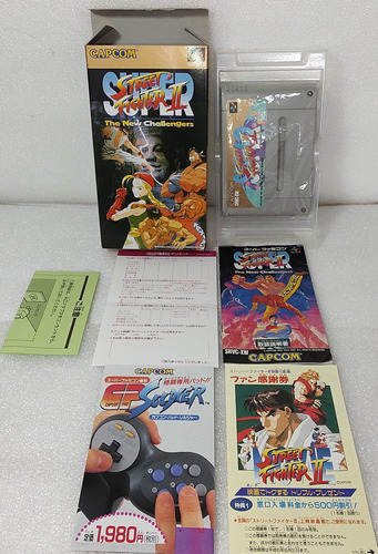 Super Street Fighter 2 Super Famicom Snes Original Japonês 