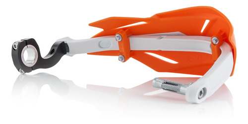 Imagen 2 de 2 de Protectores De Manos X-factory Naranja/blanco
