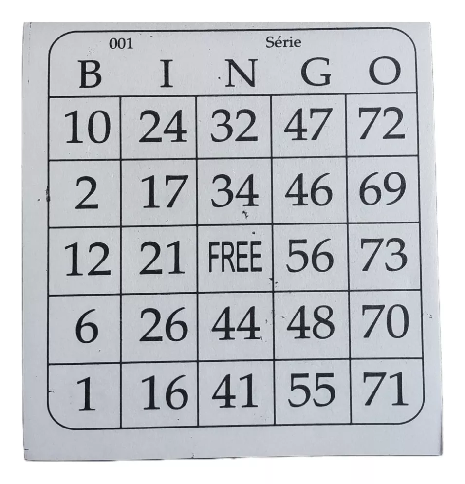 Terceira imagem para pesquisa de cartela de bingo