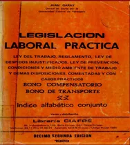 Comprar Legislación Laboral Práctica Ley Del Trabajo Reglamento 
