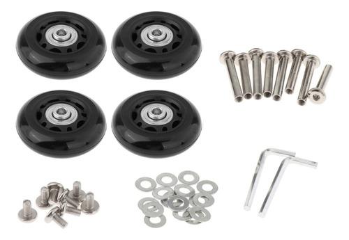 Y Conjunto De 4 Rodinhas De Mala De Viagem Para Mala 59x18mm