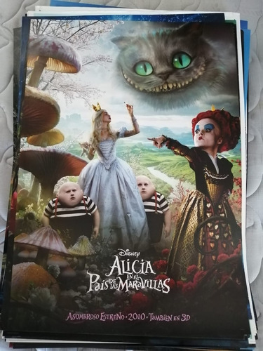 Afiche-póster De Película De Cine Original Alicia En El Pais