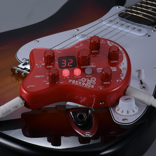 Ammoon Pockrock Guitarra Portátil Multiefectos Procesador
