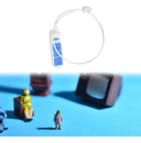 Y 5 Regleta De Enchufes Para Casa De Muñecas Accesorio De