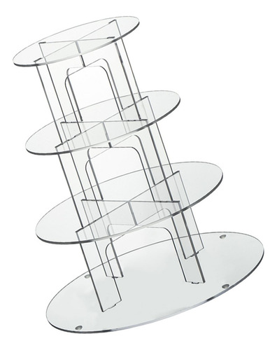 Soporte De Acrílico Para Cupcakes, Torre De 4 Niveles