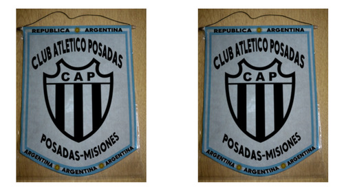 Banderin Grande 40cm Club Atletico Posadas